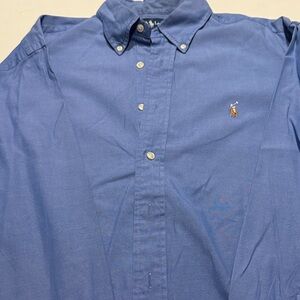 Ralph Lauren Classic Blue Button-Down Shirt